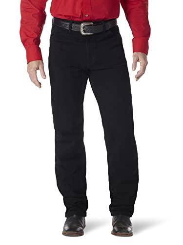 Wrangler Men's Big & Tall 13MWZ Cowboy Cut Original Fit Jean, Shadow Black, 30W x 40L