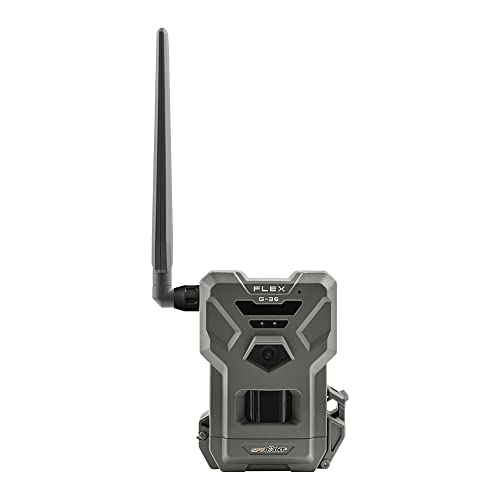 SPYPOINT Flex G-36 Cellular Trail Camera, 36MP Photos and 1080p Videos w/Sound, GPS Enabled, Dual-Sim LTE Connectivity, 100' Flash & Detection Range