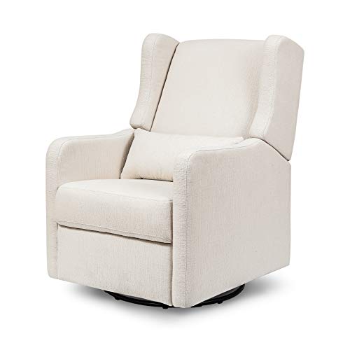 DaVinci Carter's Arlo Recliner and Swivel Glider, Water Repellent & Stain Resistant, Greenguard Gold & CertiPUR-US Certified, Performance Cream Linen