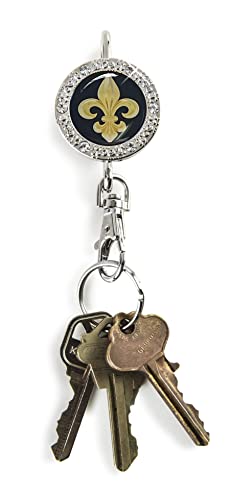 Finders Key Purse - Women’s Key Finder, Key Holder, Key Ring, Cute Keychain, Keychain, Accessories, Car Keys Keychain, Key Hook, Bling, FLEUR DE LIS