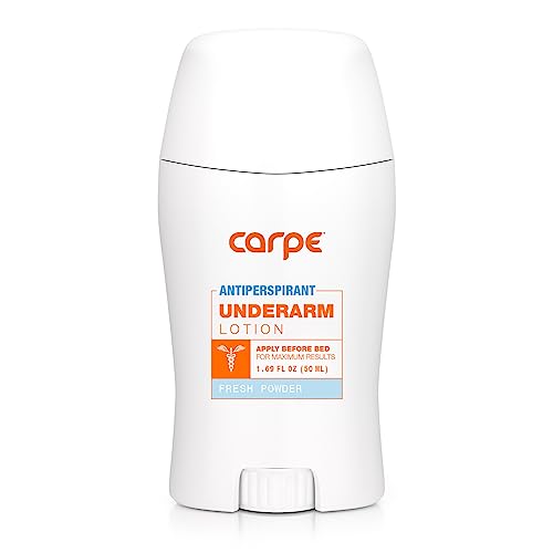 Carpe Underarm Antiperspirant and Deodorant, Fresh Powder Scent