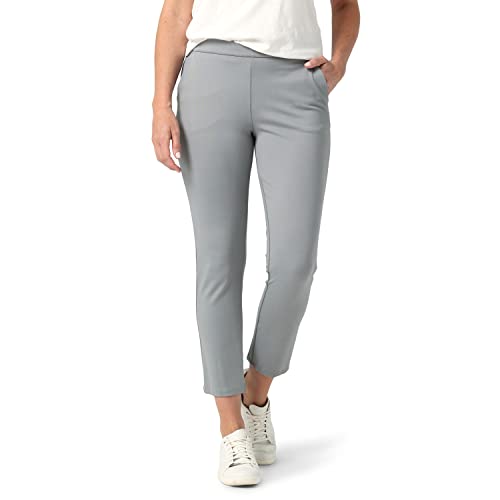 Lee Women's Ultra Lux Comfort Any Wear Slim Ankle Pant Dover Gray 14 Long