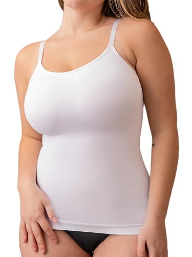 SHAPERMINT Womens Tops - High Compression Scoop Neck Cami - Tank Top for Women, Camisole for Women