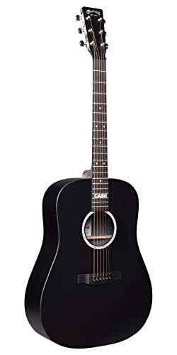 Martin Guitars DX Johnny Cash Signature Edition Acoustic-Electric Guitar with Gig Bag, HPL Construction, Modified D-14 Fret, Performing Artist Neck