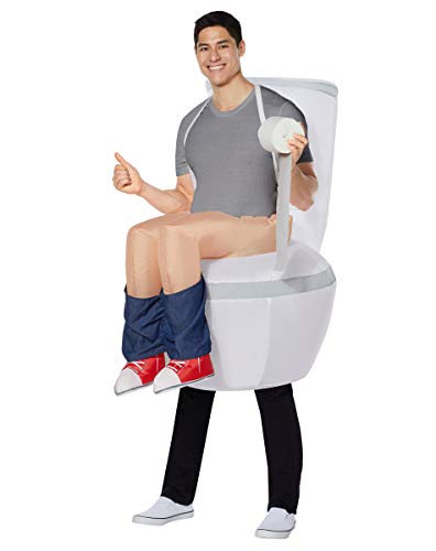 Spirit Halloween Adult Party Pooper Inflatable Costume | Funny Halloween Costume | Easy Costume | Fan-Operated Costume