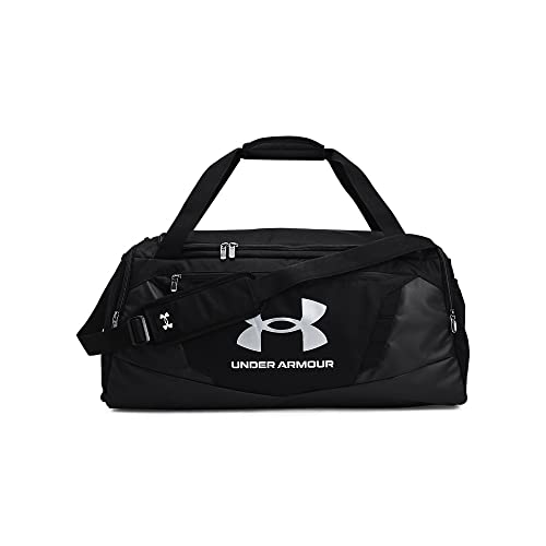 Under Armour Unisex-Adult Undeniable 5.0 Duffle , Black (001)/Metallic Silver , Small