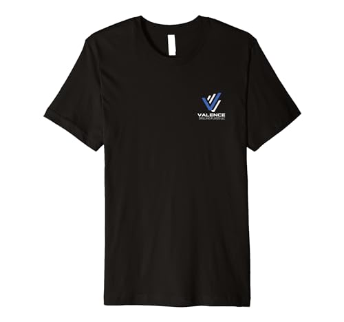 Valence Drilling Fluids V Swag In White Font Premium T-Shirt