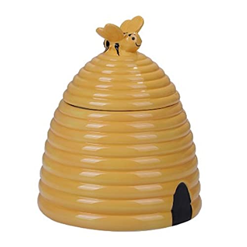 Pacific Giftware PT Honeybee Beehive Ceramic Cookie Storage Jar