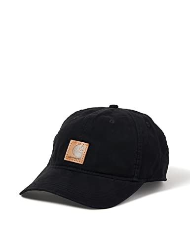Carhartt Men's Canvas Cap, Black, One Size
