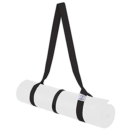 YOGAER Yoga Mat Carrier Strap, Adjustable Thick Straps Sling for Carrying Large Mats, Stretching Band