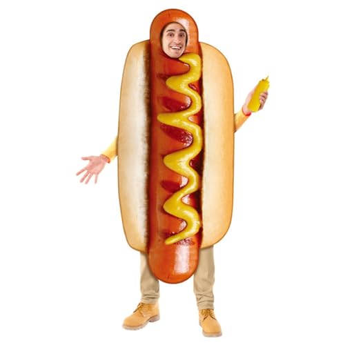 Hot Dog Halloween Easter Costume Cosplay Outfit Fancy Dress (Adult)