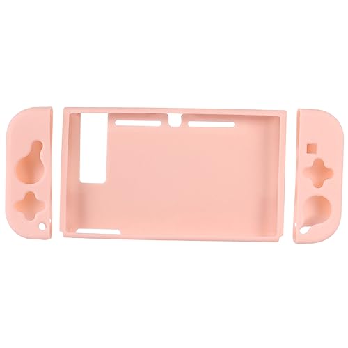 SWOOMEY Host Shell Compatible for Switch Game Console Cover Post Brackets Protective Case Screen Protector Case Accessories Case Compatible for Switch Hair Dangle Sleeve Handle