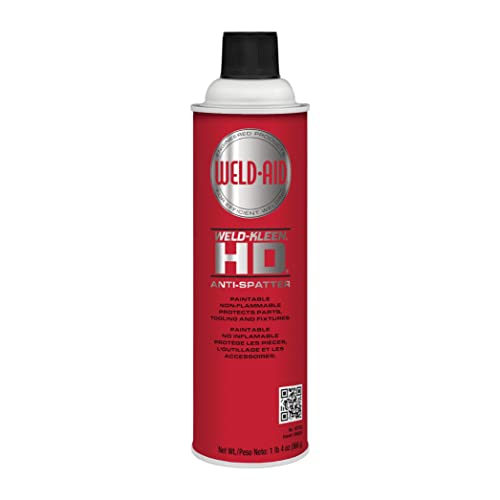 Weld-Aid Weld-Kleen Heavy Duty Anti-Spatter Liquid, 20 Wt Oz, Paintable, Non-Flammable, Quick Drying Aerosol Spray
