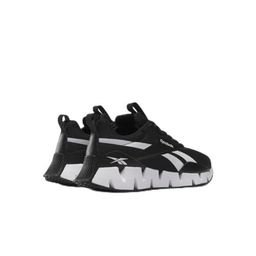 Reebok Unisex Zig Dynamica Str Sneaker, 10.5 US Men Core Black/Footwear White/Core Black