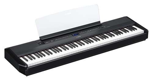 Yamaha P525 Digital Piano with 88 Weighted Wooden Keys, Black (P525B)