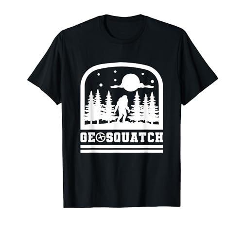 Geosquatch, Funny Geocaching Sasquatch T-Shirt