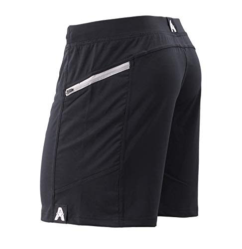 Anthem Athletics Hyperflex 7 Inch Men's Workout Shorts - Zipper Pocket Short for Running, Athletic & Gym Training - Black Onyx G2 - Medium