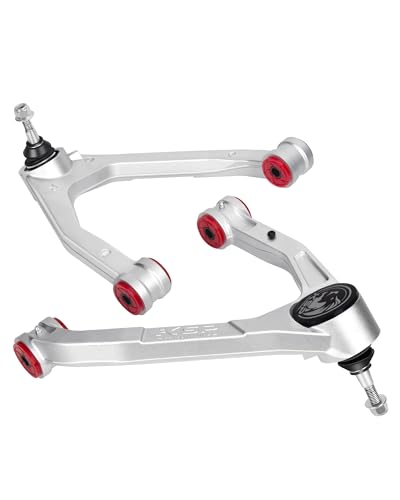 KSP Forged Upper Control Arm For Silverado Sierra 1500 2007-2018, 2pcs 2-4' Adjustable Front Aluminum Control Arm Fit For Chevy GMC Trucks, One-piece Design Aftermarket UCA With Greasable Ball Joint