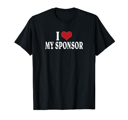 I Love My Sponsor Alcoholics Anonymous AA Daily Reflection T-Shirt