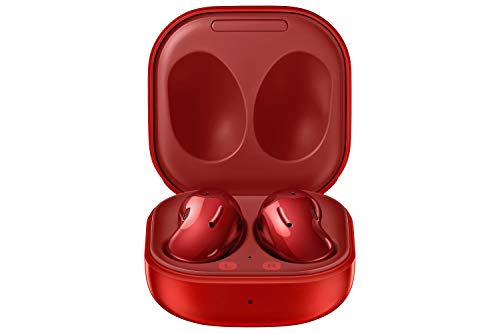 SAMSUNG Galaxy Buds Live True Wireless Bluetooth Earbuds w/ Active Noise Cancelling, Charging Case, AKG Tuned 12mm Speaker, Long Battery Life, US Version, Mystic Red