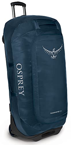 Osprey Transporter 120L Wheeled Travel Duffel Bag, Venturi Blue