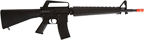 BBTac BT16A2 16A2 Airsoft Gun Rifle 16 Vietnam War WWII Replica Spring Loaded with 1000 6mm BBs Plastic