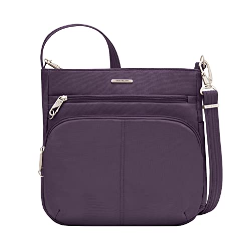 Travelon Anti-theft Classic N/S Cross Body Bag, Purple