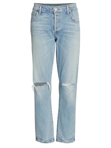 Citizens of Humanity Emerson Slim Fit Mid-Rise Boyfriend 27' Jeans in Sugarcoat, Size 29