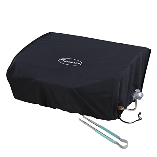 Cover for Blackstone 22 inch Griddle Water Resistant 600D Polyester Heavy Duty Flat top 22' Gas Grill Cover Exclusively Fits Blackstone 22' Griddle Cooking Station-22in Griddle with Hood Cover