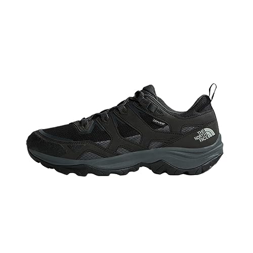 THE NORTH FACE Men's Hedgehog Fastpack 3 Waterproof Hiking Shoes, TNF Black/Asphalt Grey, 11