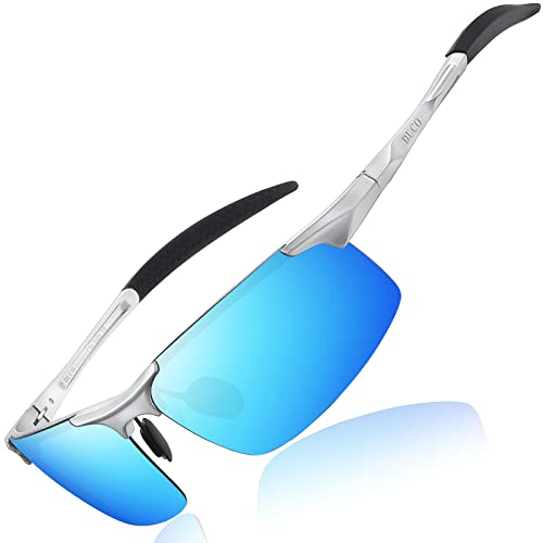 DUCO Mens Sports Polarized Sunglasses UV Protection Sunglasses for Men 8177s