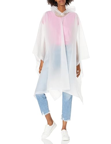 totes Rain Poncho, Clear, Adult-One Size