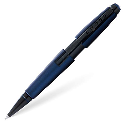 Cross Edge Matte Blue Lacquer Gel Rollerball Pen