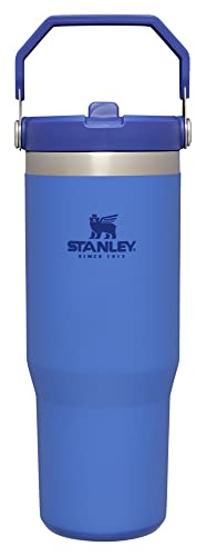 Stanley IceFlow Stainless Steel Tumbler - Vacuum Insulated Water Bottle for Home, Office or Car Reusable Cup with Straw Leak Resistant Flip Cold for 12 Hours or Iced for 2 Days, Iris, 30OZ