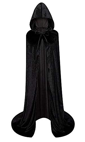 LHJ Unisex Christmas Halloween Witch Party Hooded Adult Vampires Cape Cloak