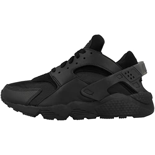 Nike Men's Air Huarache Fashion Sneakers, Black/Black, 7.5