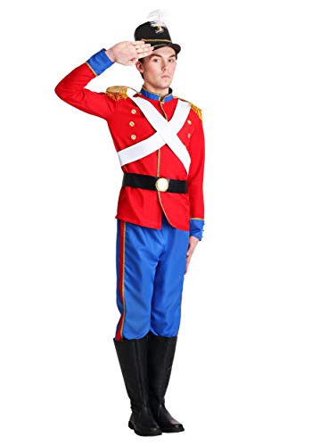 Fun Costumes Mens Toy Soldier Adult Nutcracker with Red Jacket Medium