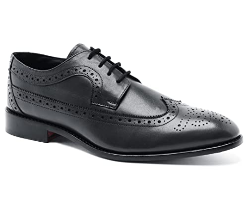 Anthony Veer Regan Wingtip Derby Shoes for Men | Cushioned Ortholite Footbed
