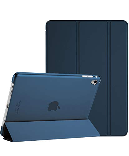 ProCase Smart Case for iPad Pro 9.7 Inch 2016, Ultra Slim Lightweight Stand Smart Case Shell with Translucent Frosted Back Cover for iPad Pro 9.7 Inch (A1673 A1674 A1675) -Navy