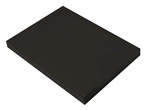 Prang (Formerly SunWorks) Construction Paper, Black, 9' x 12', 100 Sheets