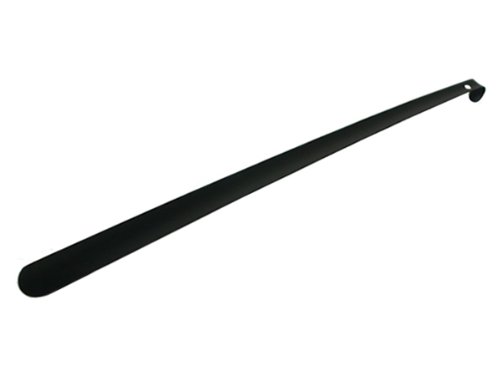 Home-X Extra Long Metal Shoehorn, 31.5 Inch Long Shoe Horn - Convenient and Easy to Use, No Excessive Bending