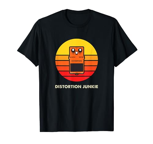 Electric Guitar Player Distortion Pedal Gift T-Shirt