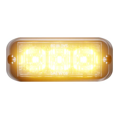 Abrams T3-A Led Grille Emergency Vehicle Warning Strobe Lights (Amber)