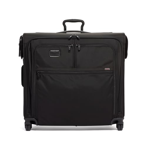 TUMI - Alpha Extended Trip 4-Wheeled Garment Bag with TSA Lock - Stores Suits, Coats, Dresses, and Shoes - Black