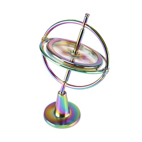 QLKUNLA Gyroscope Toy Metal Anti Gravity Rotating Desk Gyroscope Flying Motion Balance Physics Toy Educational Training Gift