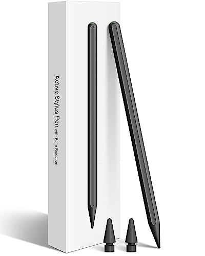 Stylus Pen for iPad, Same as Apple Pencil 2nd Generation, iPad Pencil with Wireless Charging, Compatible with iPad Pro 11 inch 1/2/3/4, iPad Pro 12.9 Inch 3/4/5/6, iPad Air 4/5, iPad Mini 6 (Black)