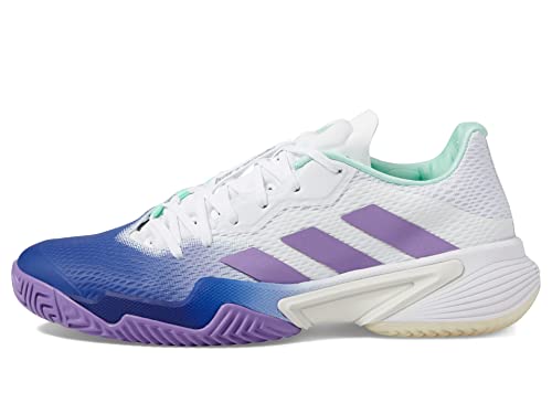 adidas Women's Barricade Sneaker, Lucid Blue/Violet Fusion/Pulse Mint, 5.5