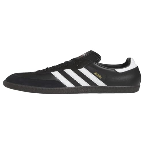 adidas Men's Samba Soccer Shoe, Black/White/Black , 10 M US