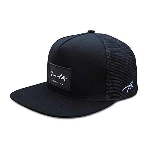 Grace Folly Trucker Hat for Men & Women. Snapback Mesh Caps Black