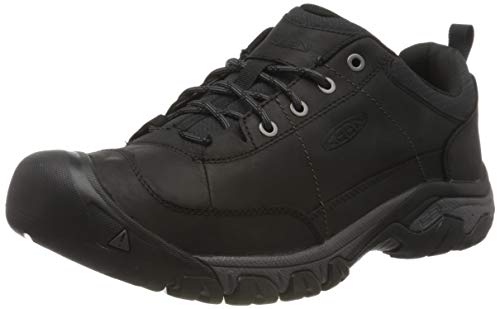 KEEN Men's Targhee 3 Oxford Casual Hiking Shoes, Black/Magnet, 12